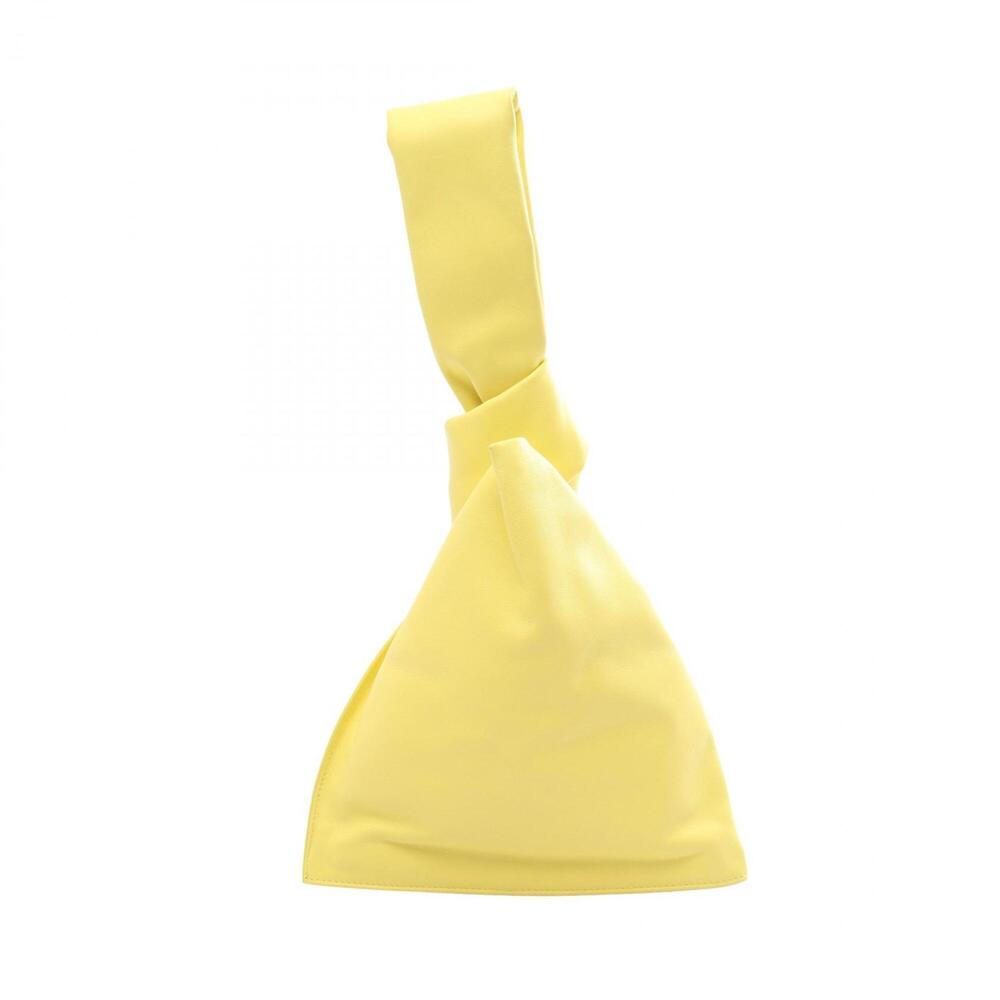 Bottega Veneta Mini The Twist Second Bag Clutch Handbag Leather Women's Yellow